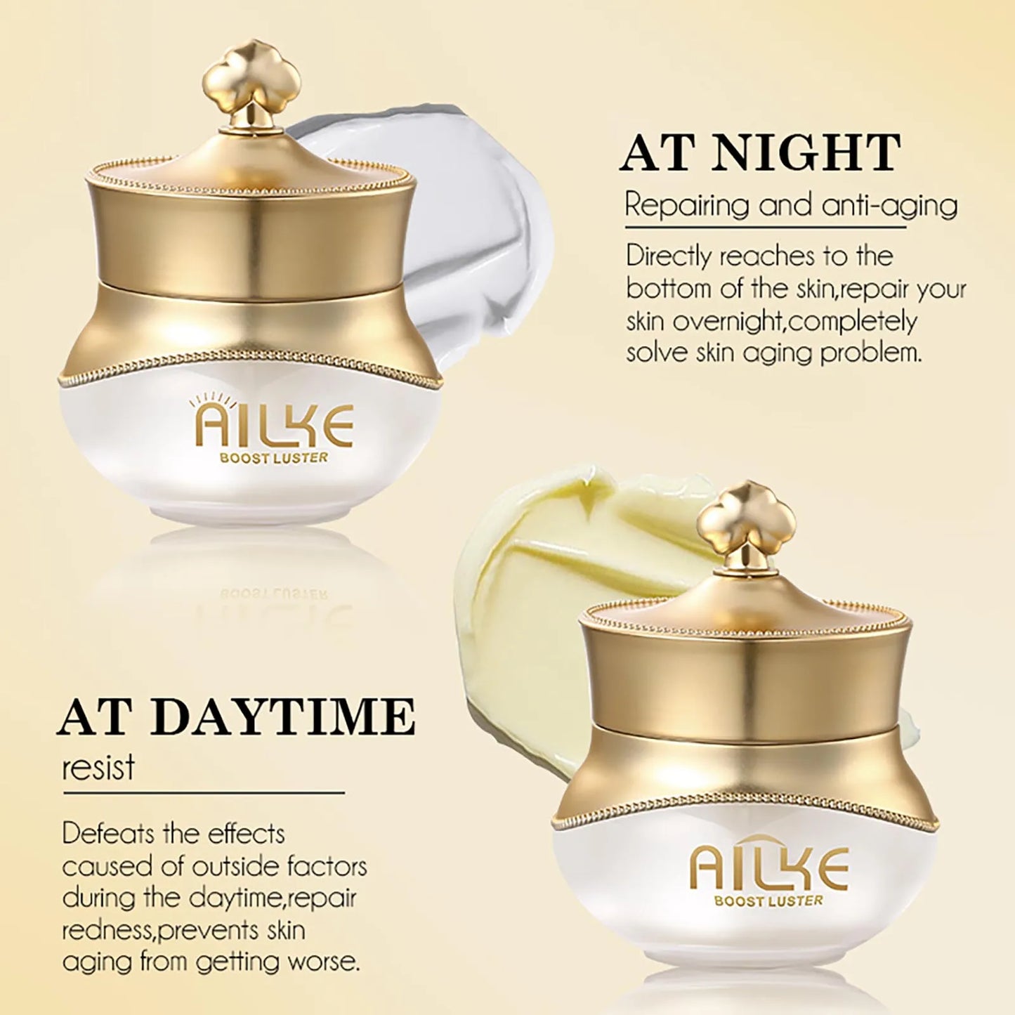 AILKE Night Cream For Women Collagen Moisturizing Brightening Anti Aging