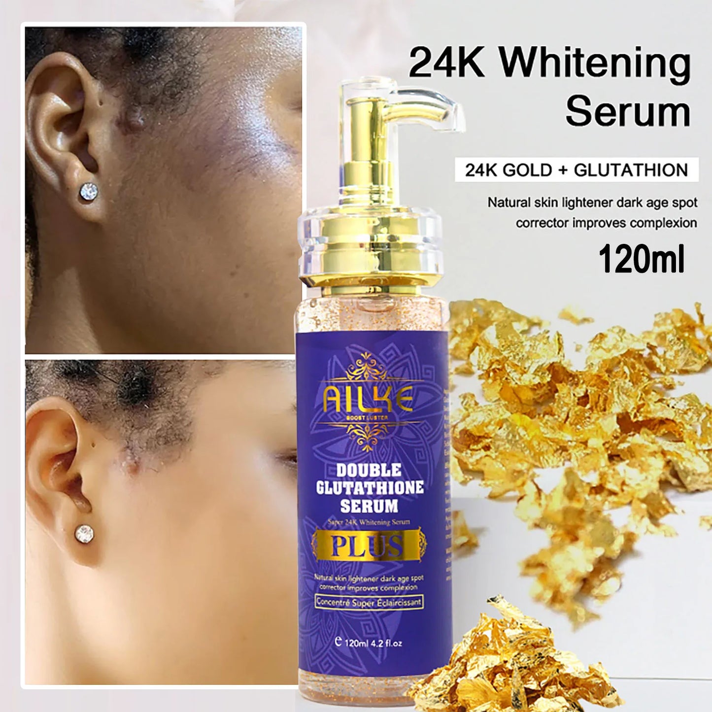 AILKE Body Milk Whitening and Clearing Dark Spots Moisturizing Cream