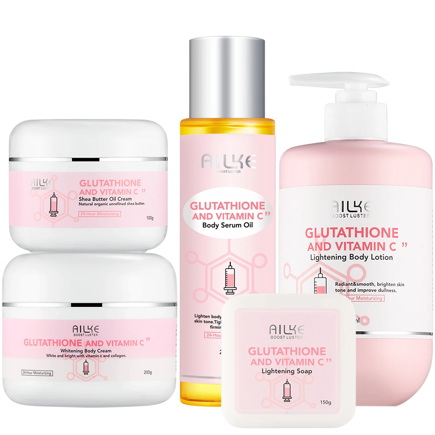 AILKE Whitening Skin Care Cream Brightening Lotion Glutathione Shea Butter