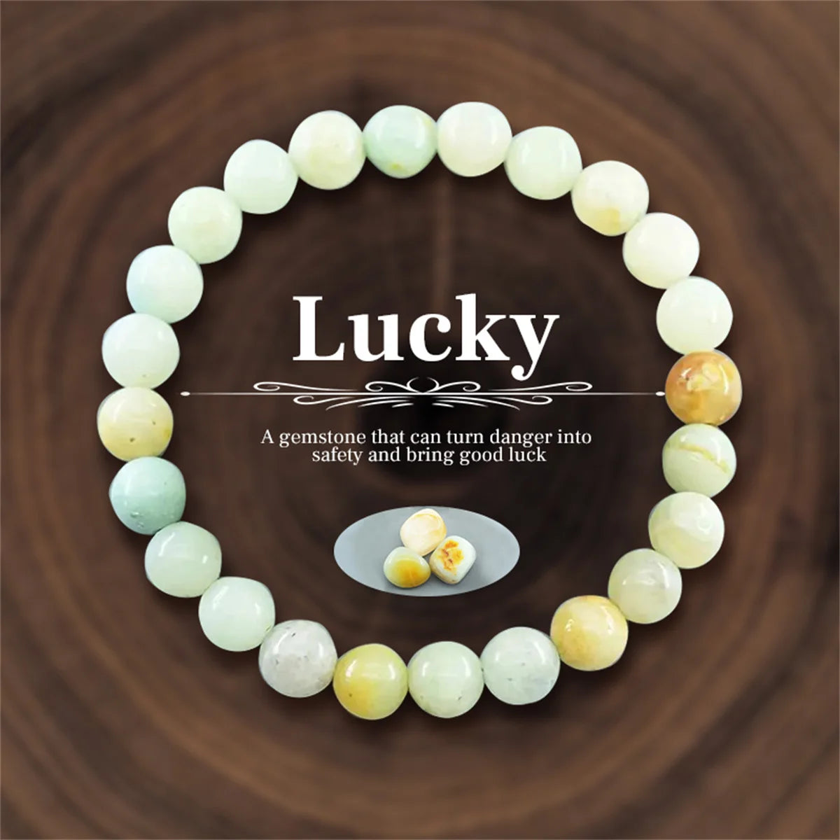 8mm Natural Stone Beaded Bracelet for Women and Men Unisex Crystal Beads Meditation Jewelry for Wealth Energy Protection