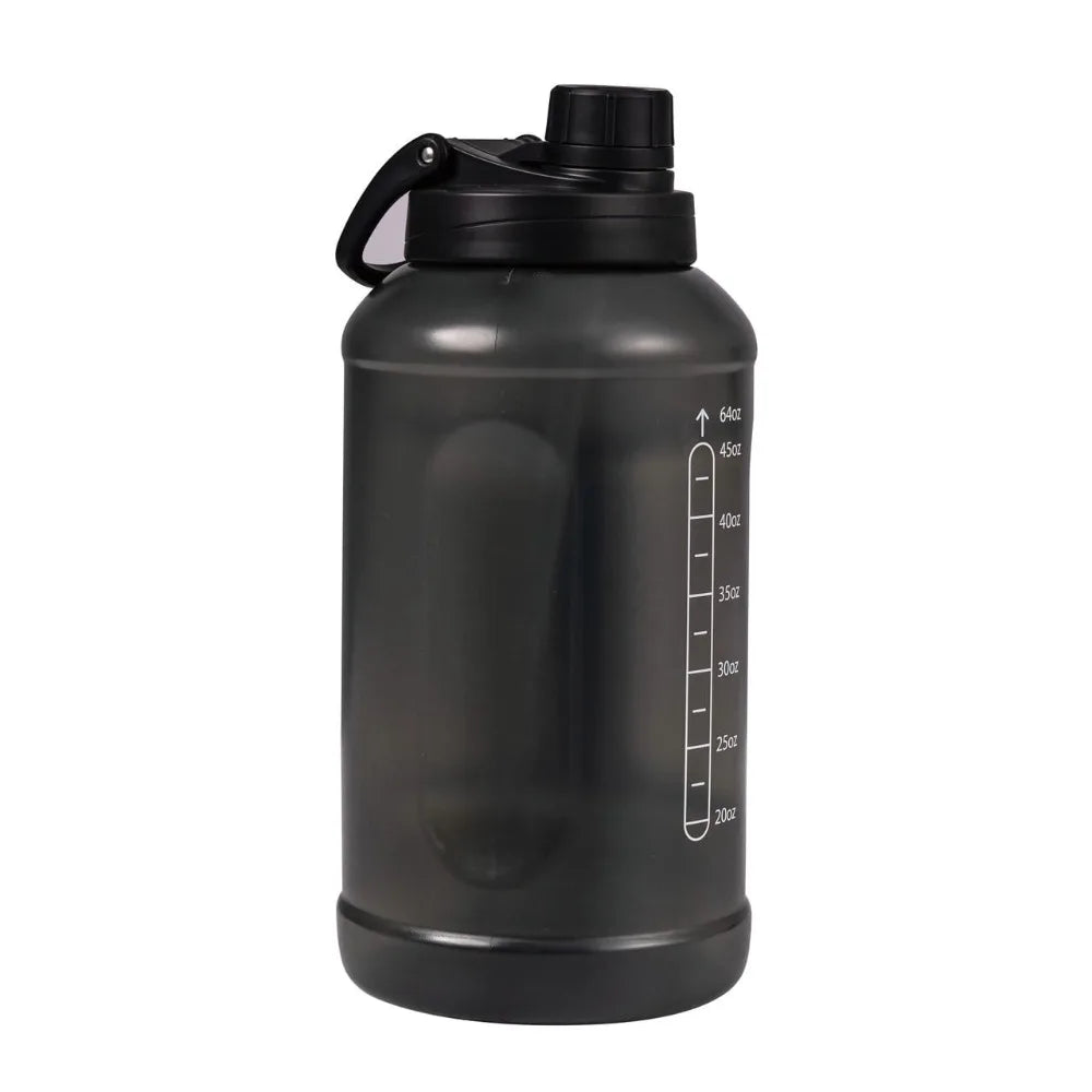Mainstays Water Bottle With 2-in-1 Straw Lid Reusable Plastic