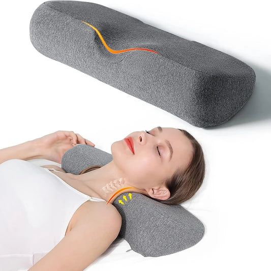 Cervical Memory Foam Contour Pillow For Side Sleepers And Orthopedic Support