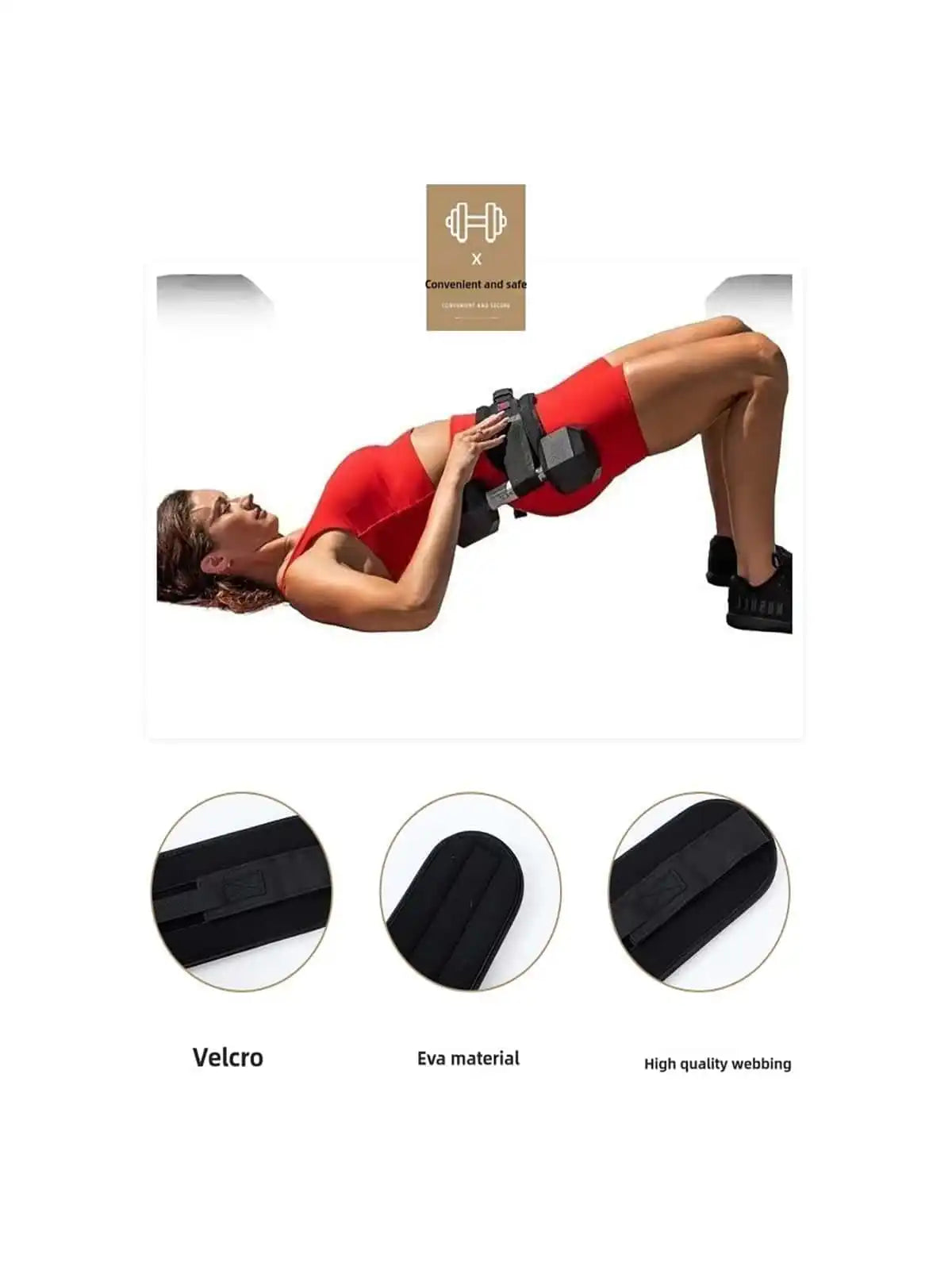 Glute Bridge Resistance Band For Glute Kickback Workouts