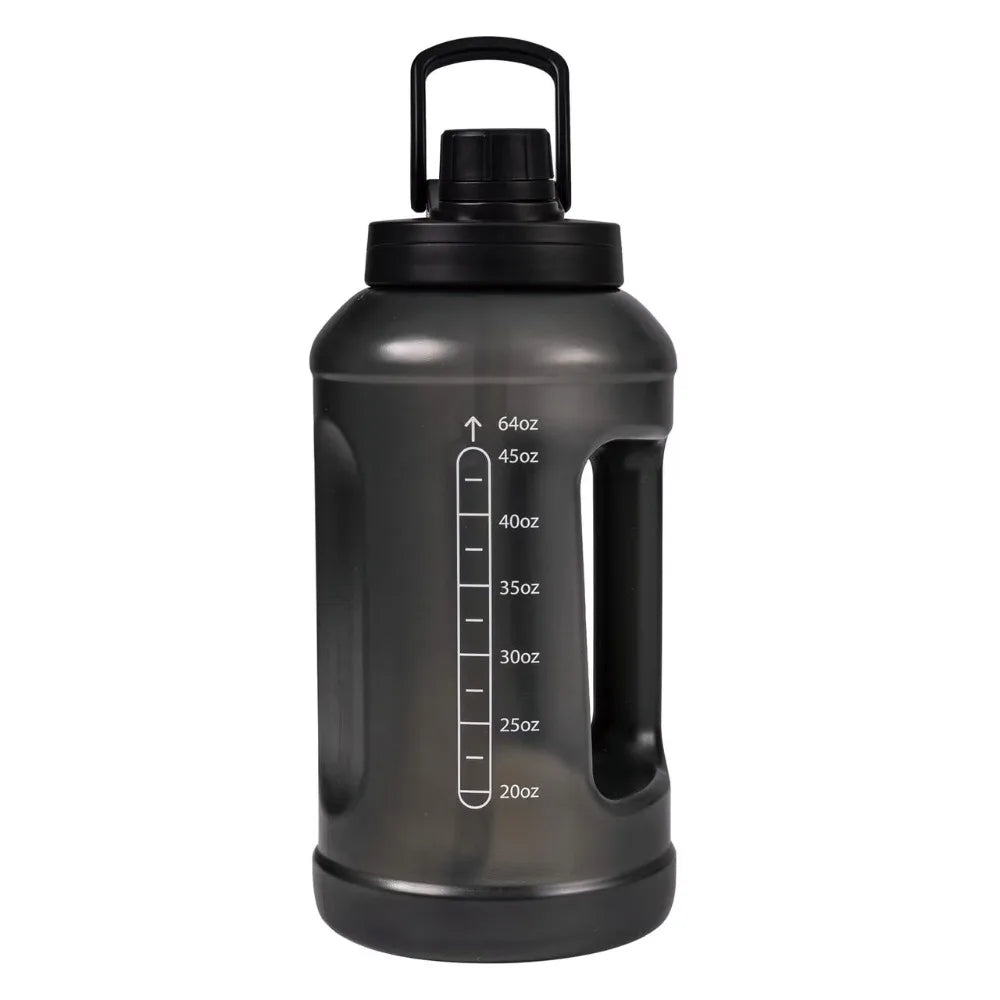 Mainstays Water Bottle With 2-in-1 Straw Lid Reusable Plastic