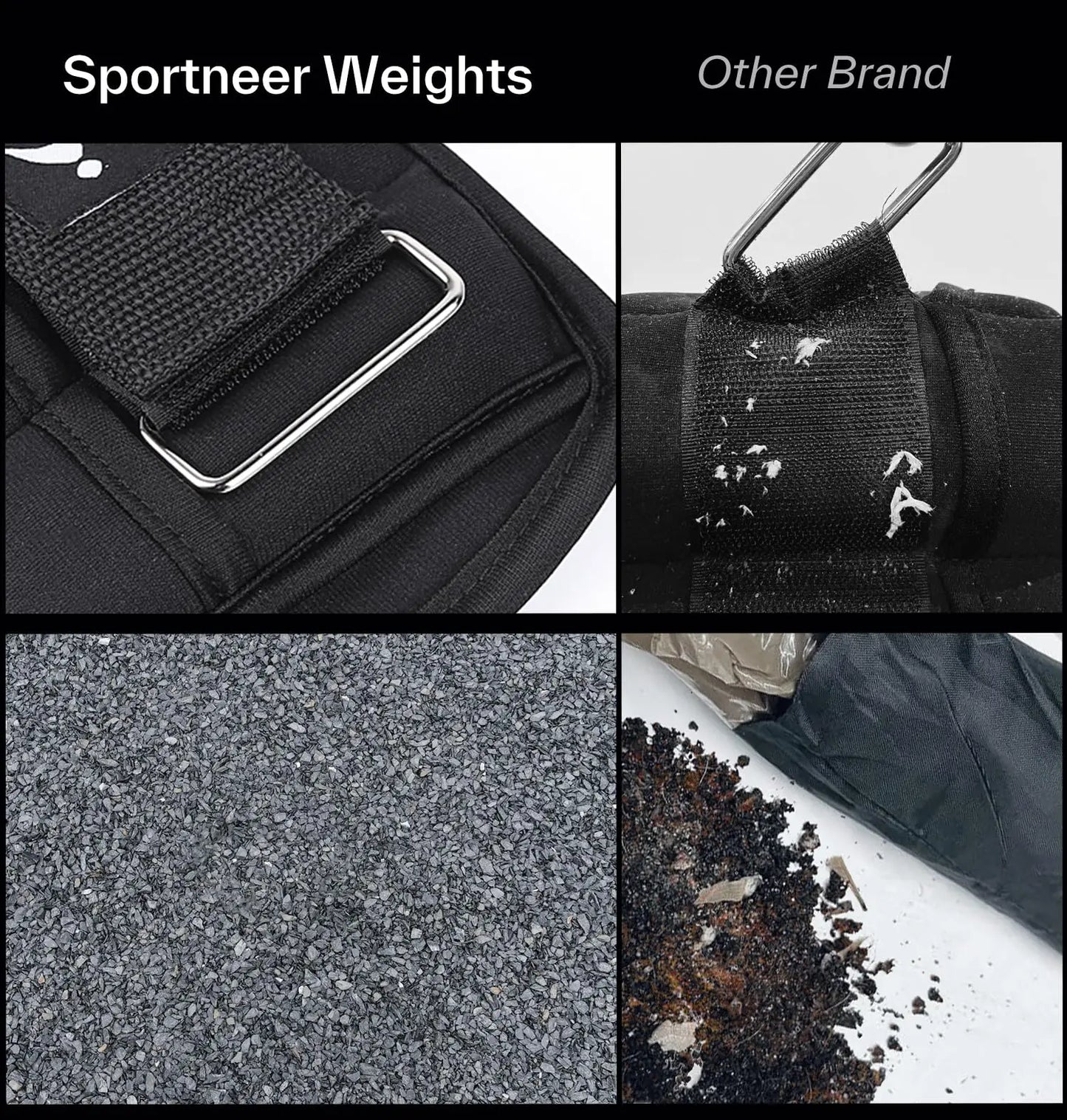 Sportneer Adjustable Ankle Weights For Gym Workouts