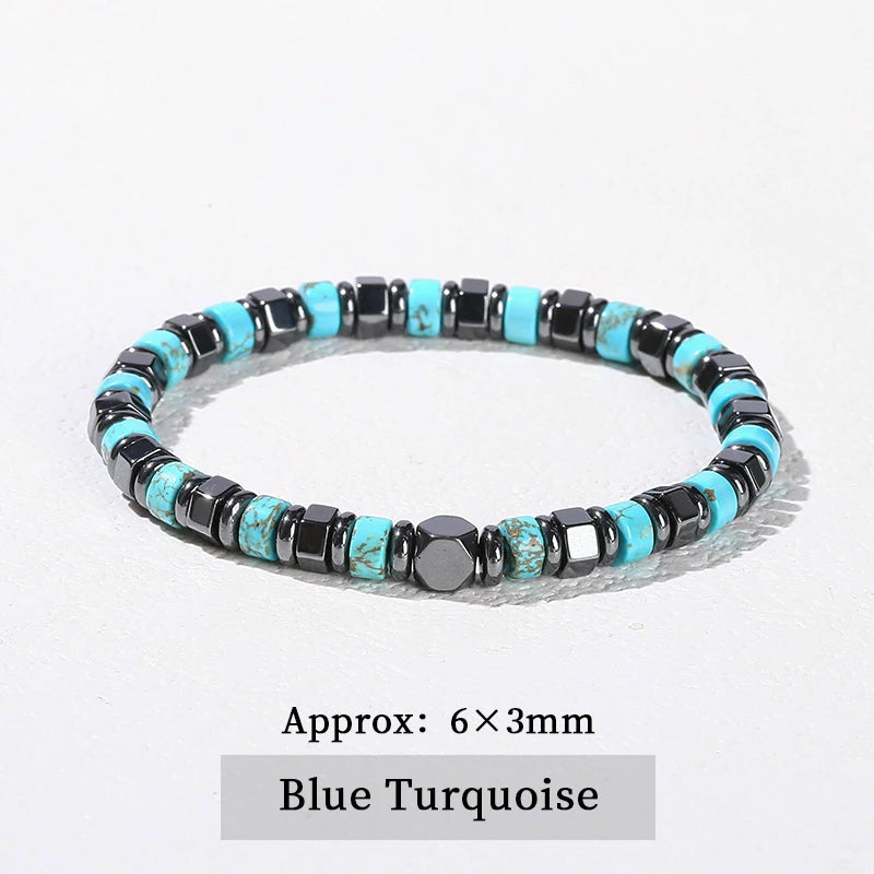 Change Better Hematite Bead Bracelet Unisex Reiki Jewelry
