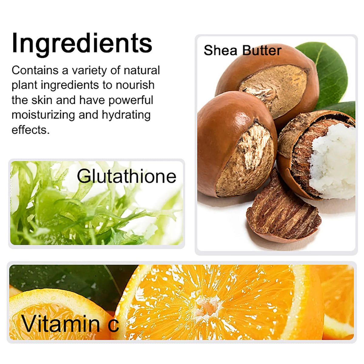 AILKE Glutathione Vitamin C Shea Butter Cream Brightening Moisturizing