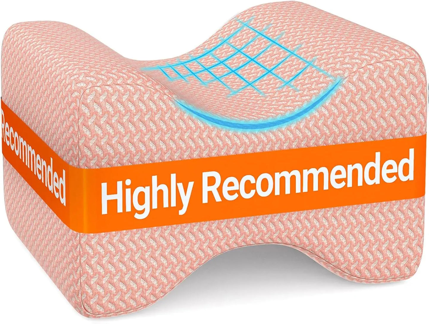 Memory Foam Knee Pillow For Side Sleepers Elevation And Blood Circulation