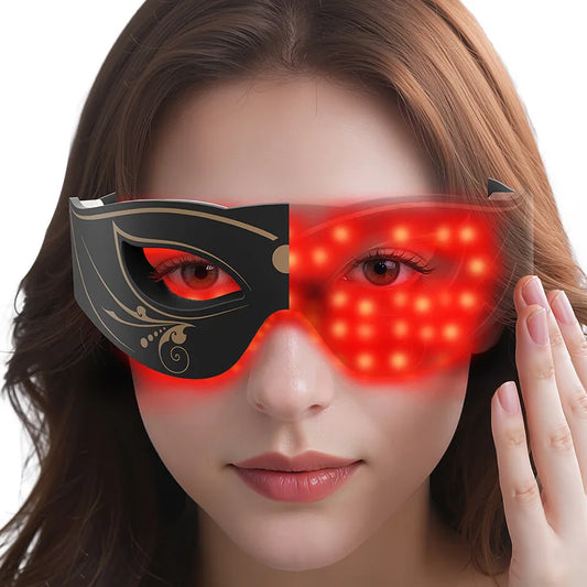 LED Red Light Therapy Eye Mask For Under-Eye Wrinkles