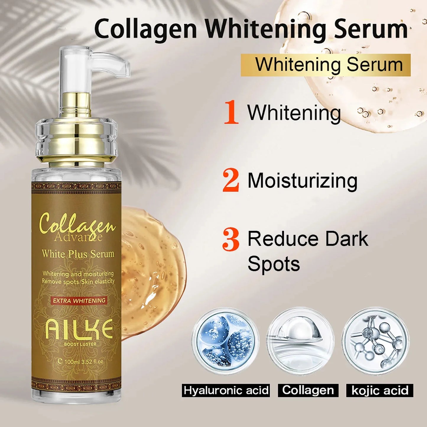 AILKE Collagen Skin Care Kit Whitening and Dark Spot Correction