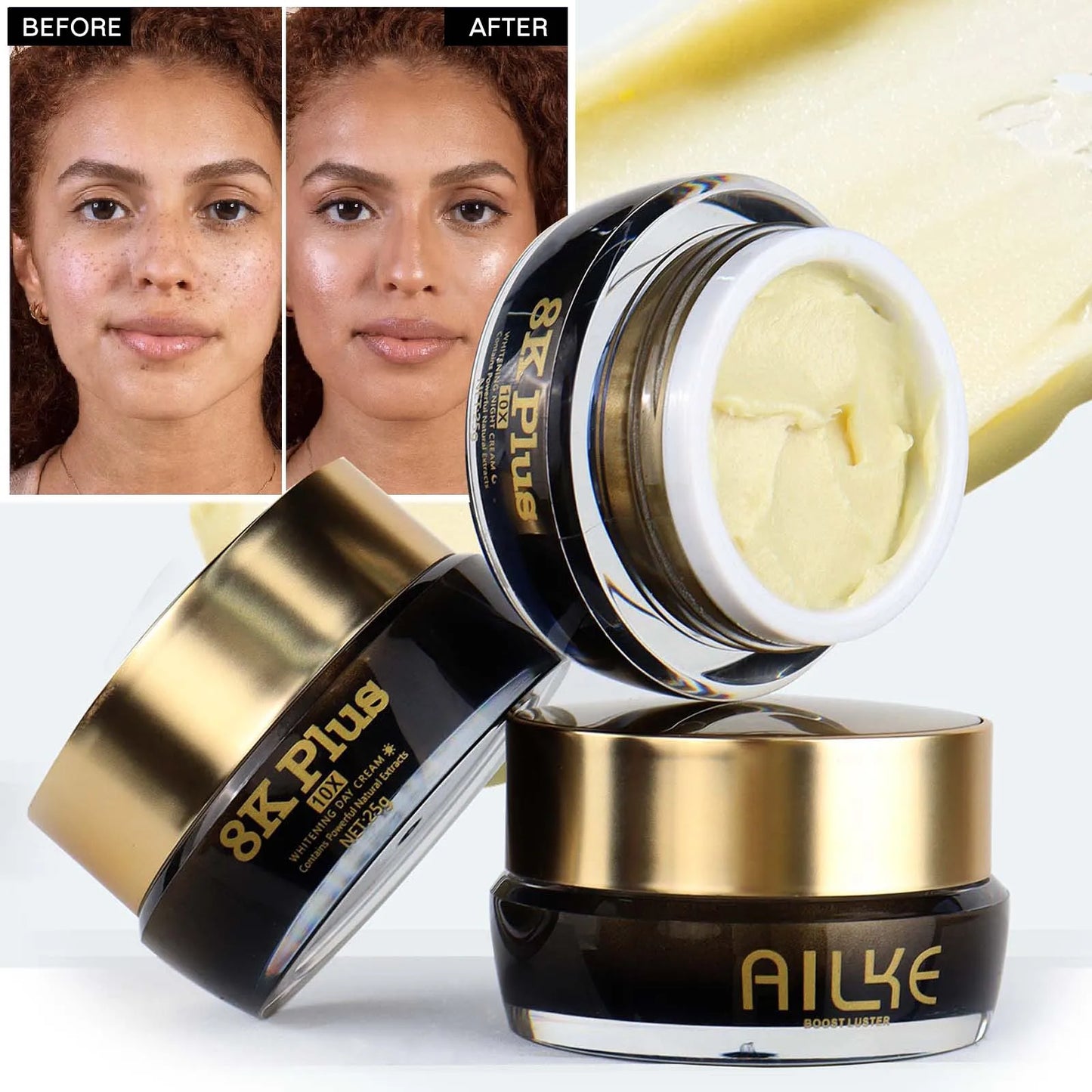 AILKE Whitening Face Cream For Dark Spots Inhibiting Melanin
