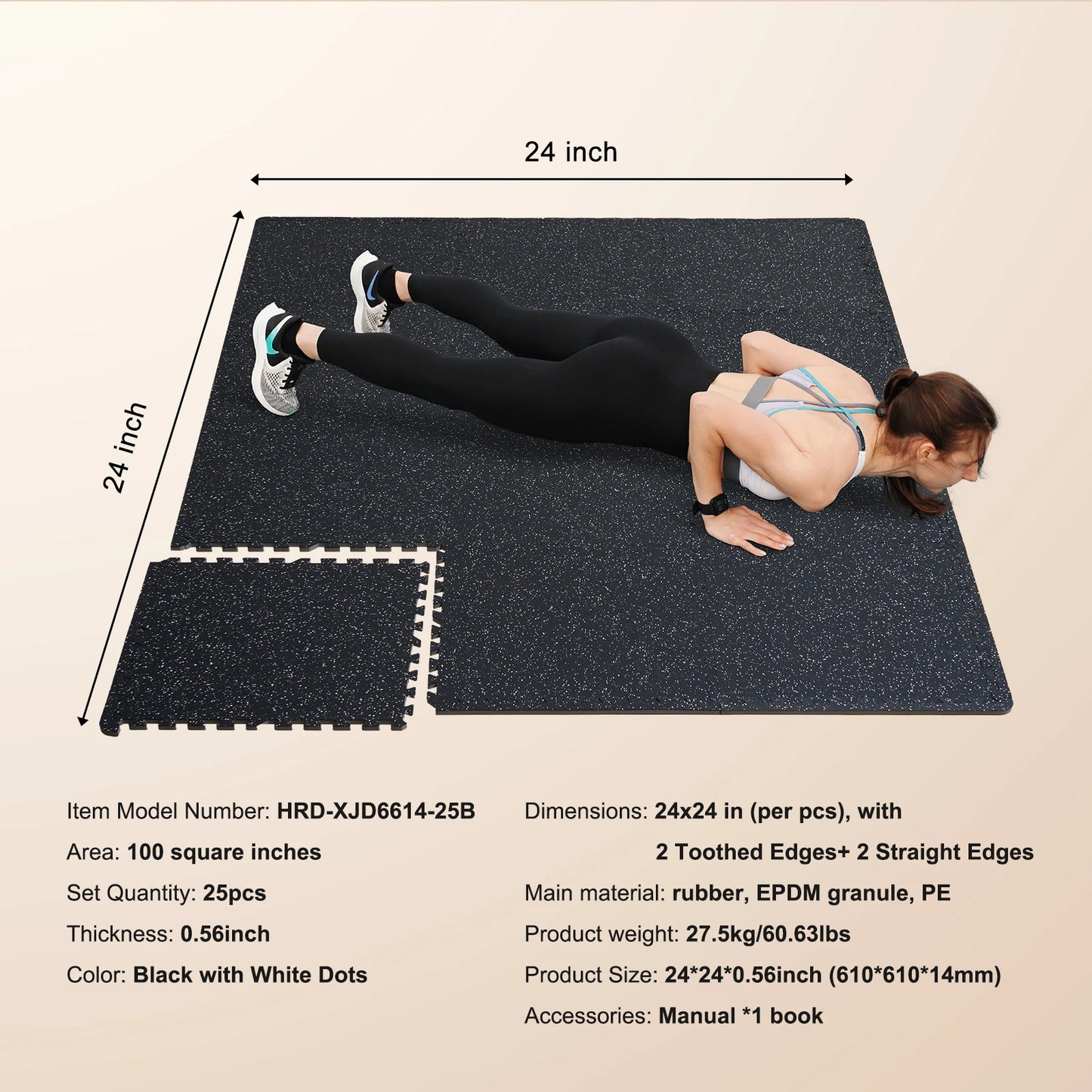 SucceBuy Interlocking Floor Mats For Gym And Home Premium Durable