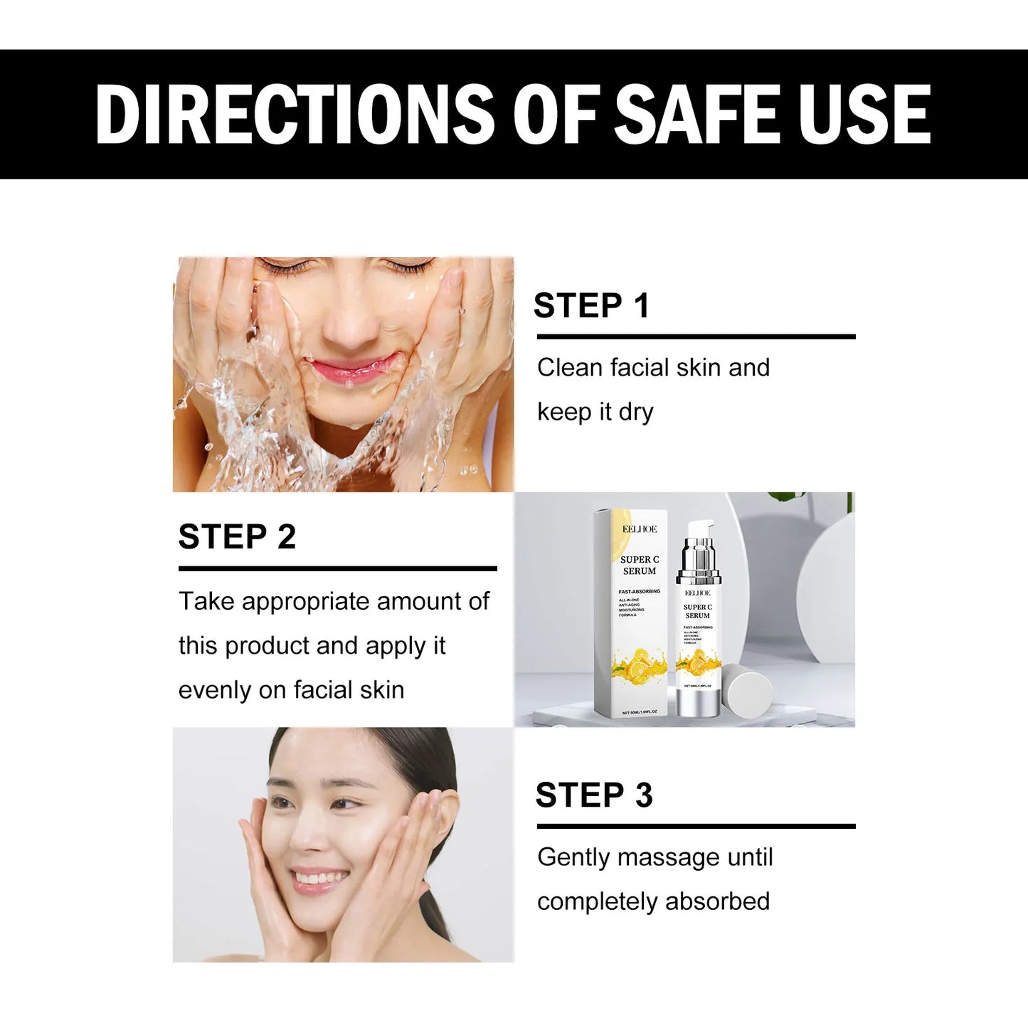 Eelhoe Vitamin C Serum For Face Dark Spot Removal Niacinamide
