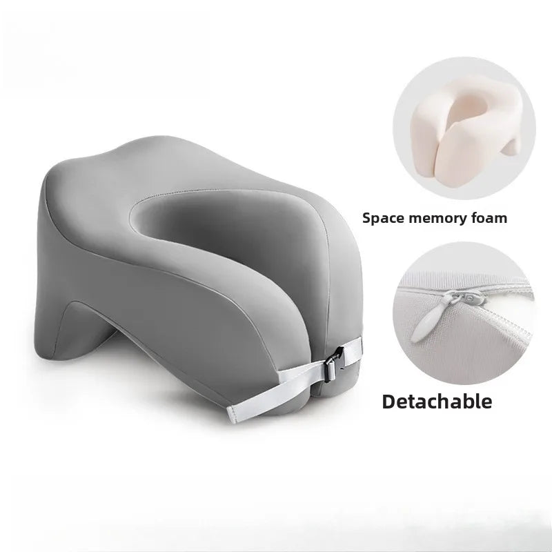 Memory Foam U Shaped Travel Neck Pillow For Cervical Support