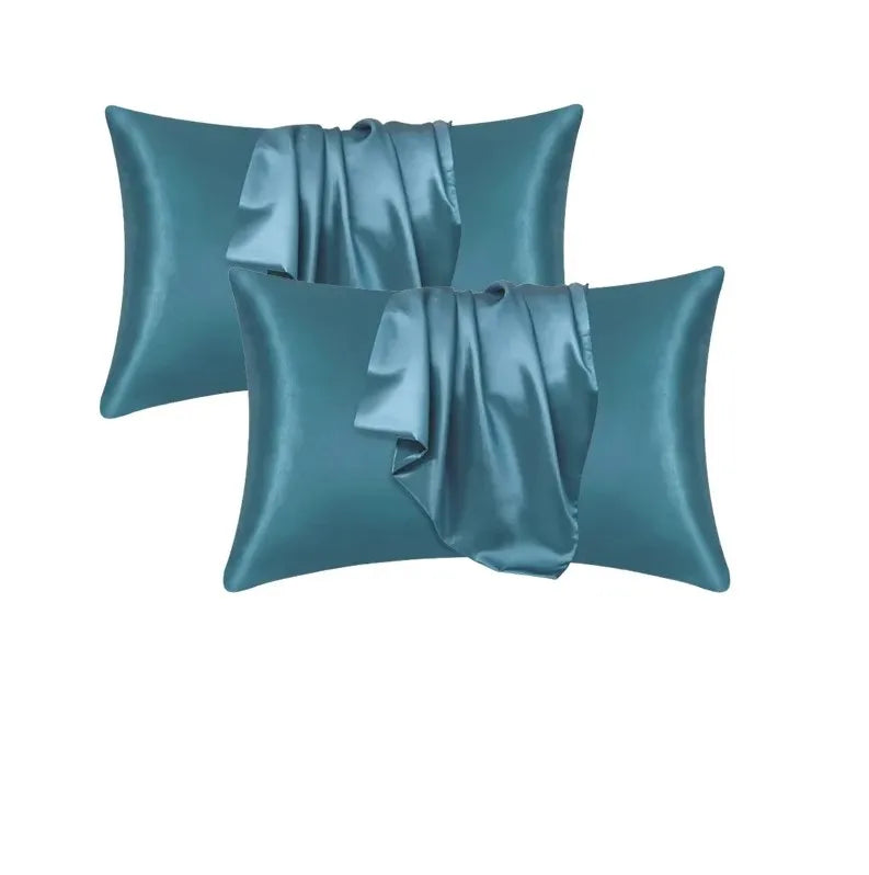 NONECN Polyester Cotton Pillowcase Silk Look For Hair And Skin