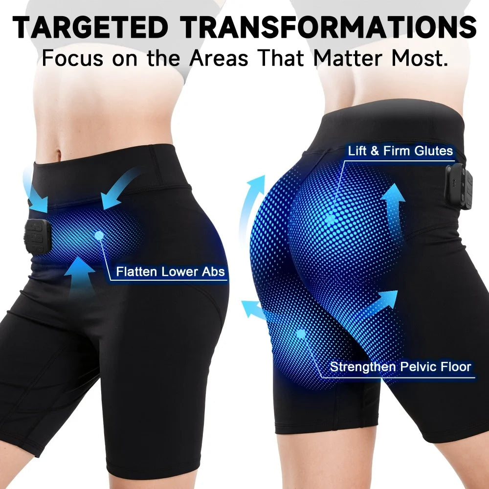 VamsLuna EMS Toning Shorts Electric Muscle Stimulation Yoga Pants