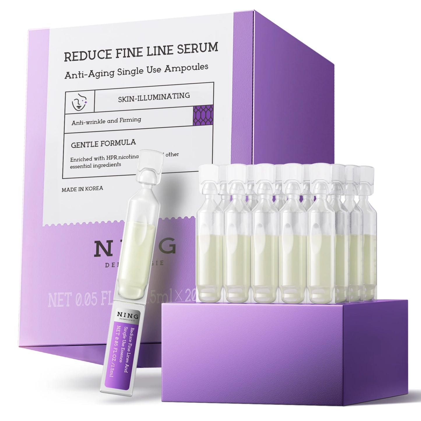 NING DERMOLOGIE Retinol Face Serum for Firmness and Hydration
