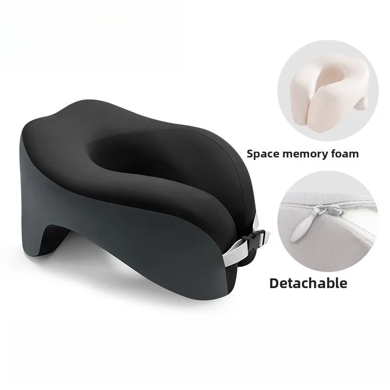 Memory Foam U Shaped Travel Neck Pillow For Cervical Support