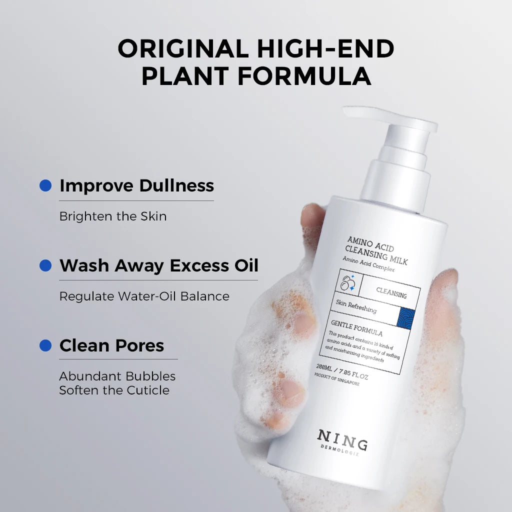 NING DERMOLOGIE Amino Acid Cleansing Milk Oil Control Moisturizing Cleanser