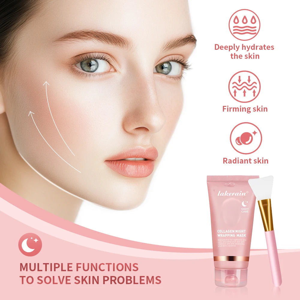 Ibcccndc Collagen Overnight Peel Off Mask For Deep Hydration Brightening