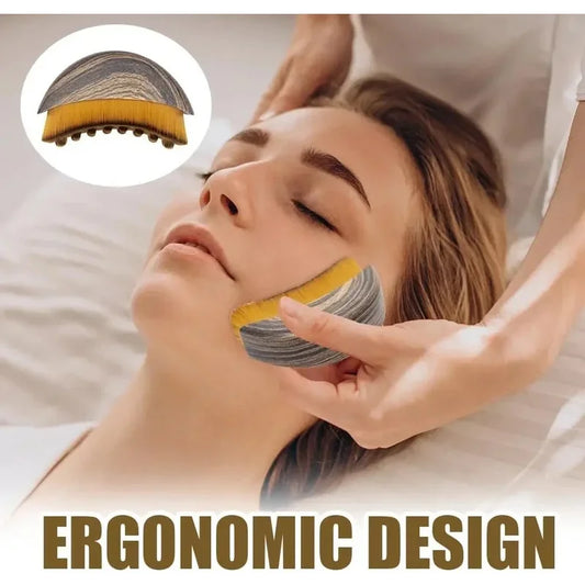 Lymphatic Contour Face Brush Massager for Lymphatic Drainage and Chin Sculpting