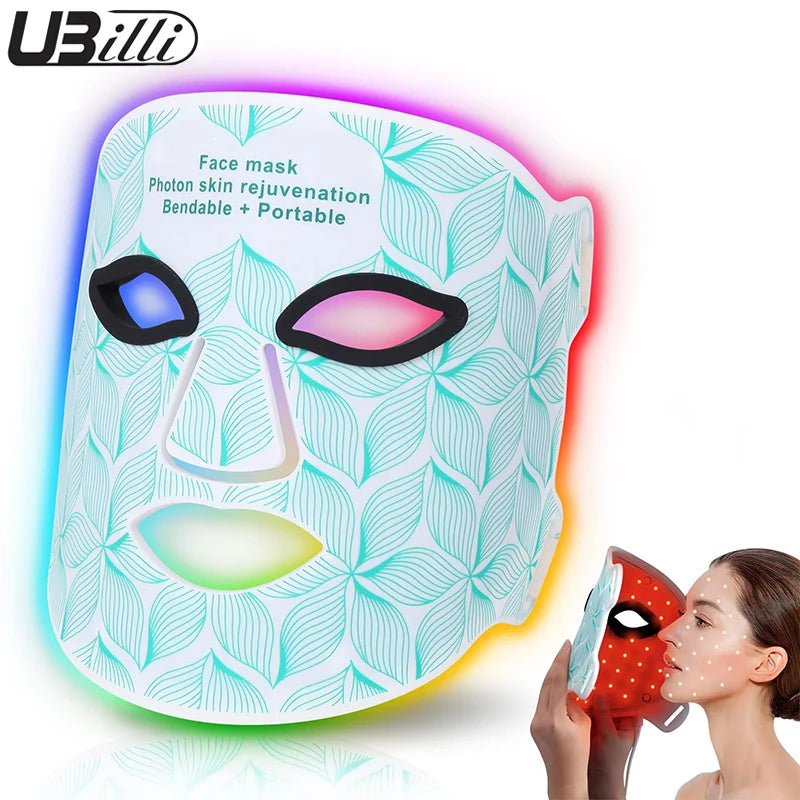 UBilli LED Face Mask Near Infrared Red Light Anti Aging