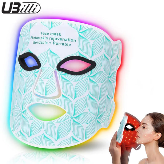 UBilli LED Face Mask Near Infrared Red Light Anti Aging