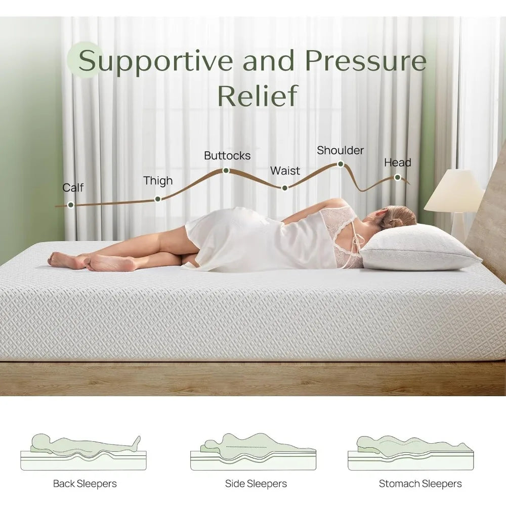 XIAOLANG Gel Memory Foam Mattress In A Box Breathable