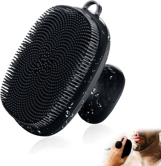 Silicone Face Scrubber for Men Facial Cleansing Brush