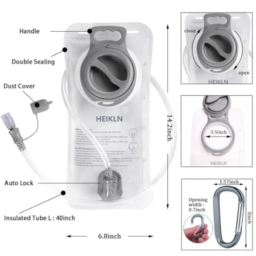 Hydration Bladder Leak Proof Water Reservoir BPA Free