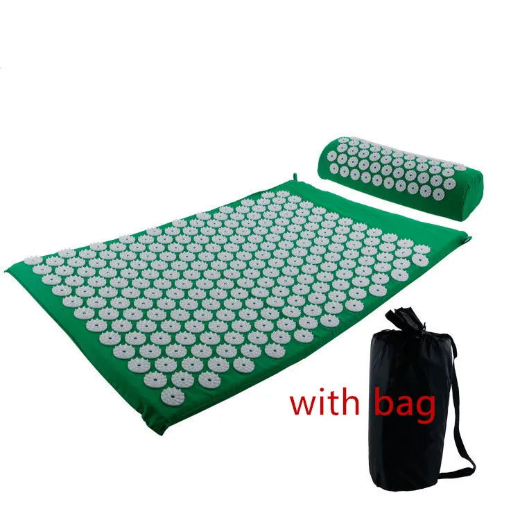 Acupressure Massager Yoga Mat Cushion for Back Pain Relief
