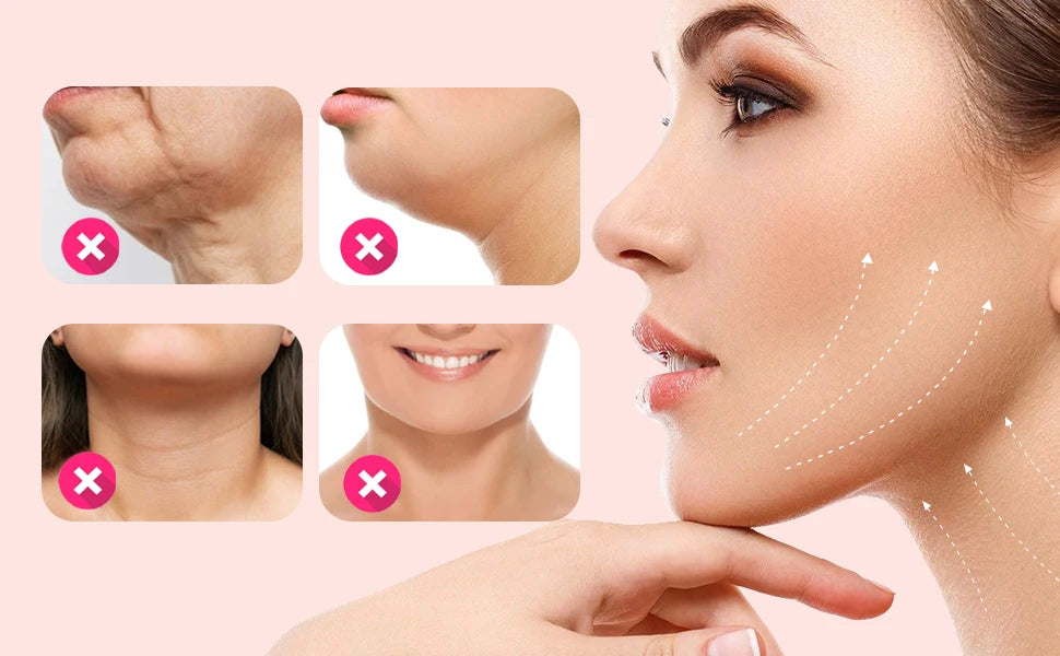 Reusable V Shaped Facial Strap For Skin Care And Face Support