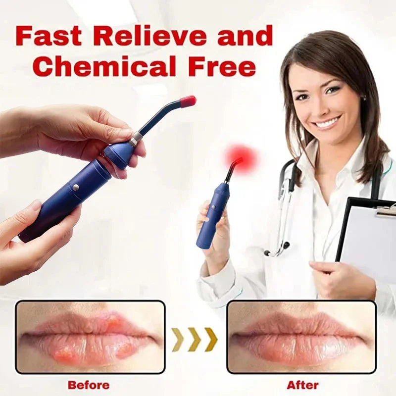 PAQIN Infrared Red Light Therapy Lamp Cold Sore Treatment