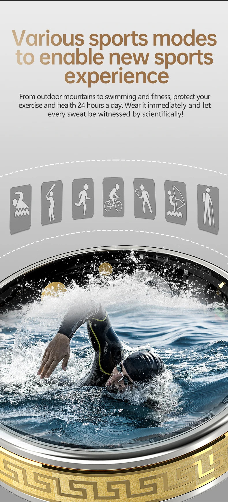 Domars Rotating Smart Ring for Heart Rate and Blood Pressure