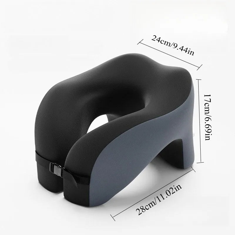 Memory Foam U Shaped Travel Neck Pillow For Cervical Support