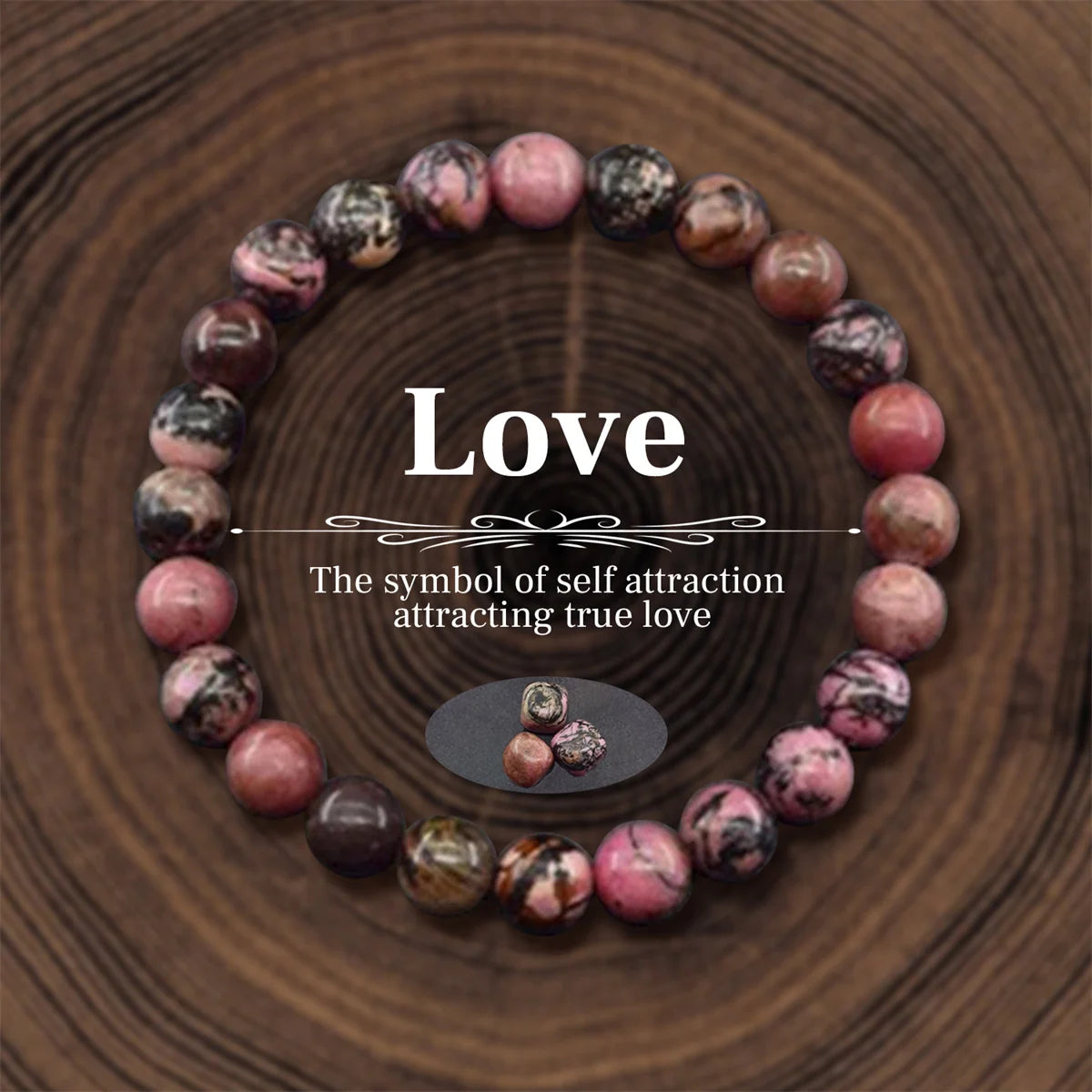 8mm Natural Stone Beaded Bracelet for Women and Men Unisex Crystal Beads Meditation Jewelry for Wealth Energy Protection
