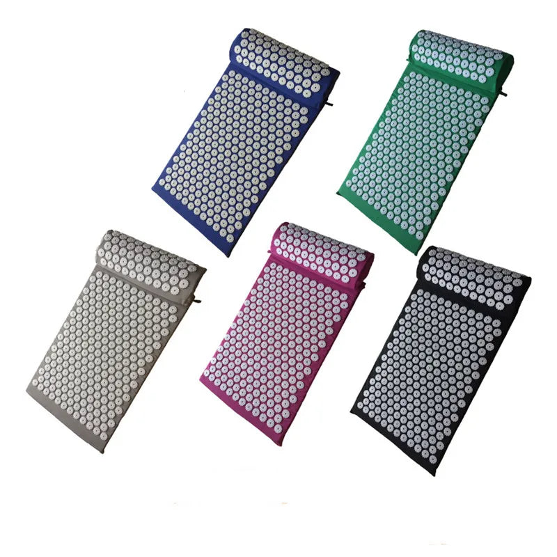 Acupressure Massager Yoga Mat Cushion for Back Pain Relief