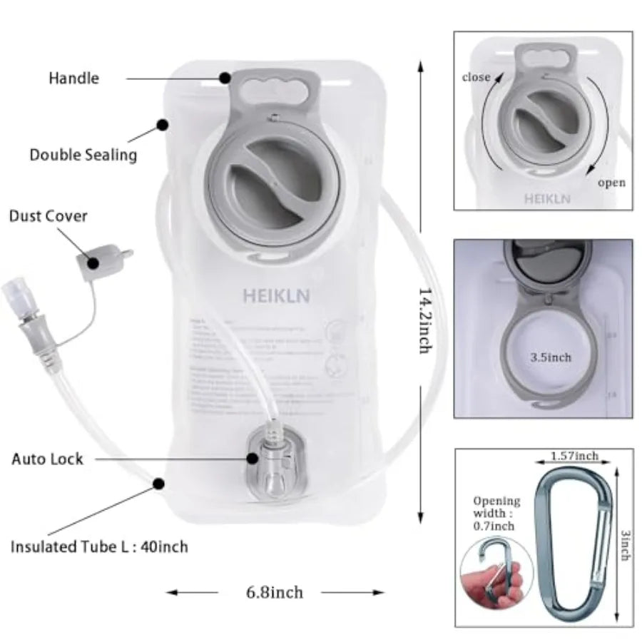 Hydration Bladder Leak Proof BPA Free Water Reservoir