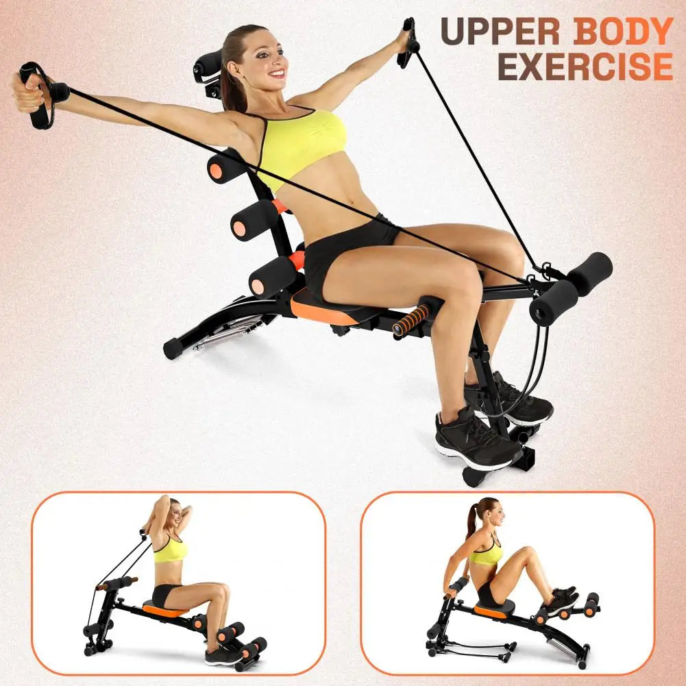Ab Crunch Machine Six In One Sit Up Aid For Home Gym