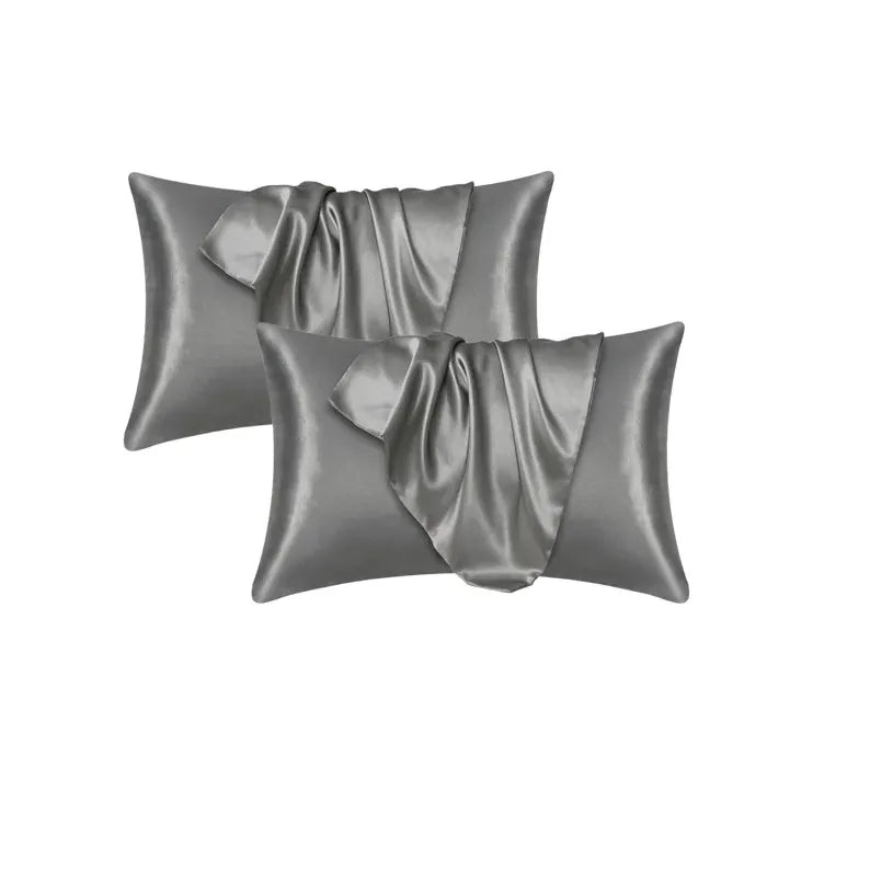 NONECN Polyester Cotton Pillowcase Silk Look For Hair And Skin