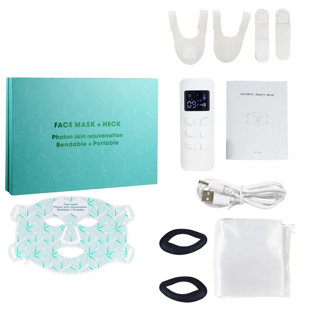 UBilli LED Face Mask Near Infrared Red Light Anti Aging