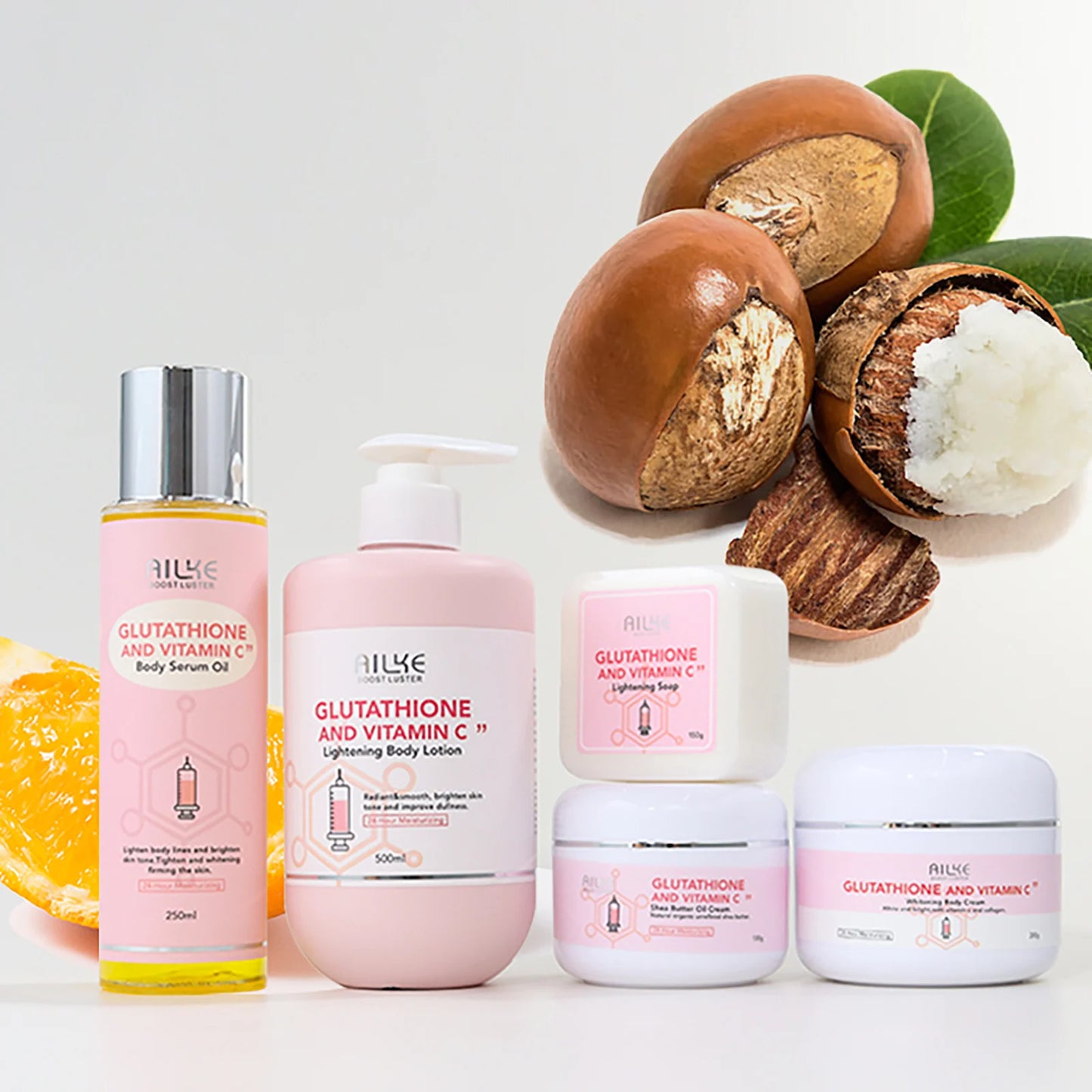 AILKE Whitening Skin Care Kit With Vitamin C And Glutathione