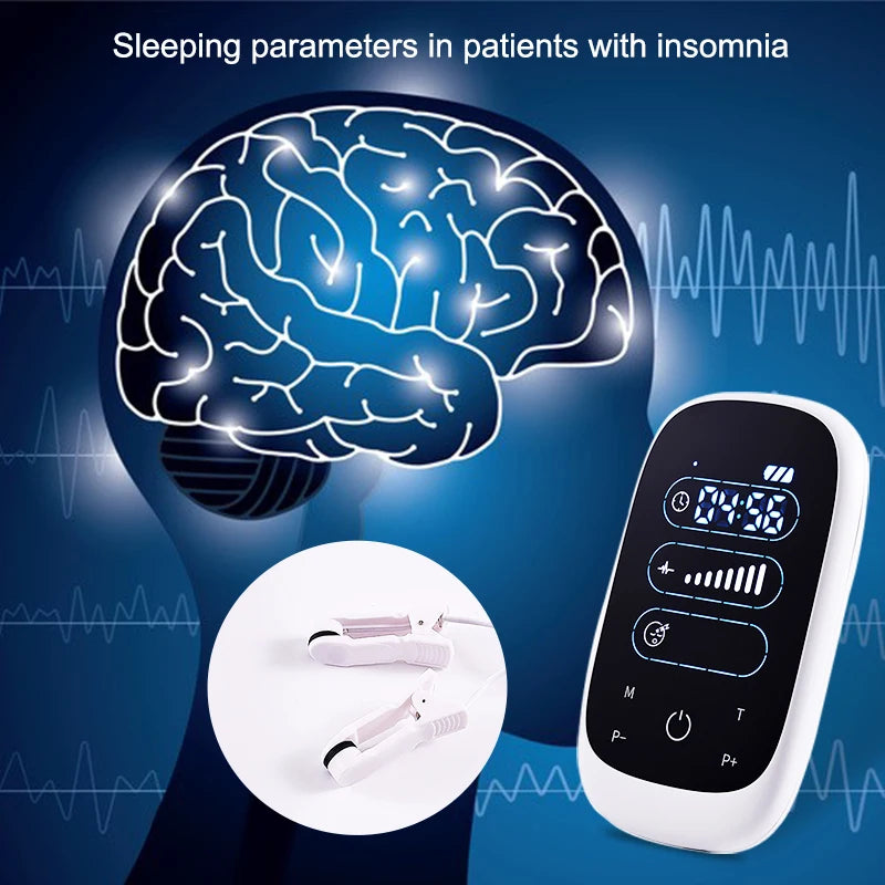 ATANG CES Insomnia Relief Sleep Stimulation Ear Clip Device