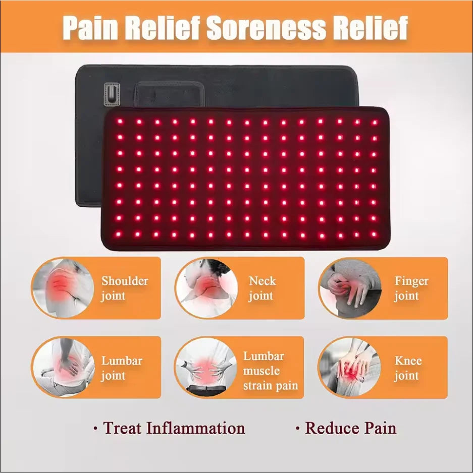 HUATON Infrared Red Light Therapy Belt 660nm 850nm Full Body