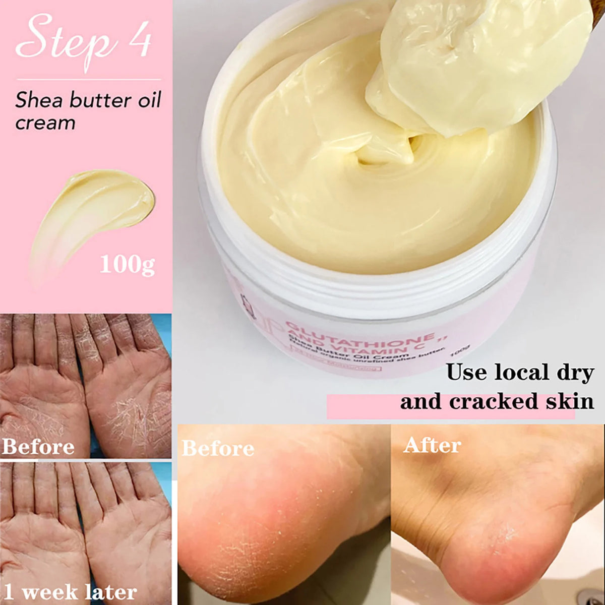 AILKE Glutathione Vitamin C Shea Butter Cream Brightening Moisturizing