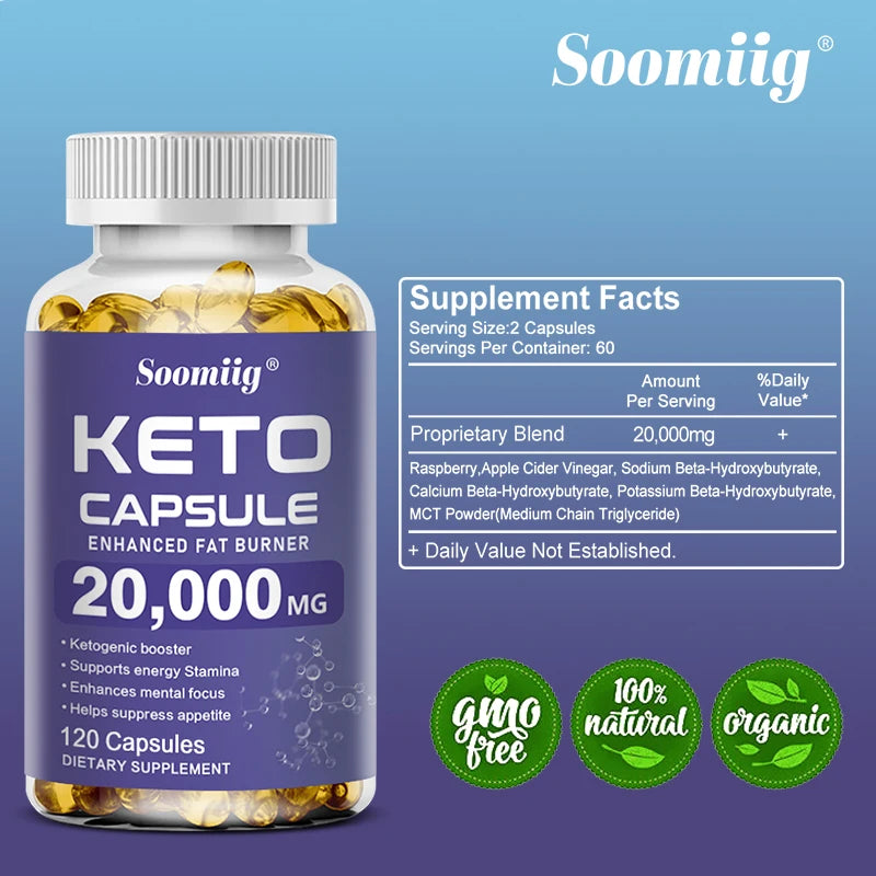 Soomiig Keto Capsules With Apple Cider Vinegar For Immunity