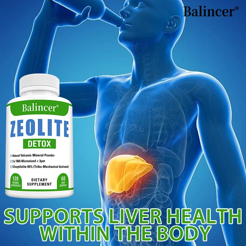 Balincer Zeolite Liver Protection Supplement Supports Kidneys Immunity