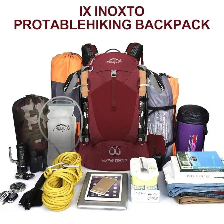 Waterproof Daypack With 3L Hydration Bladder And Rain Cover