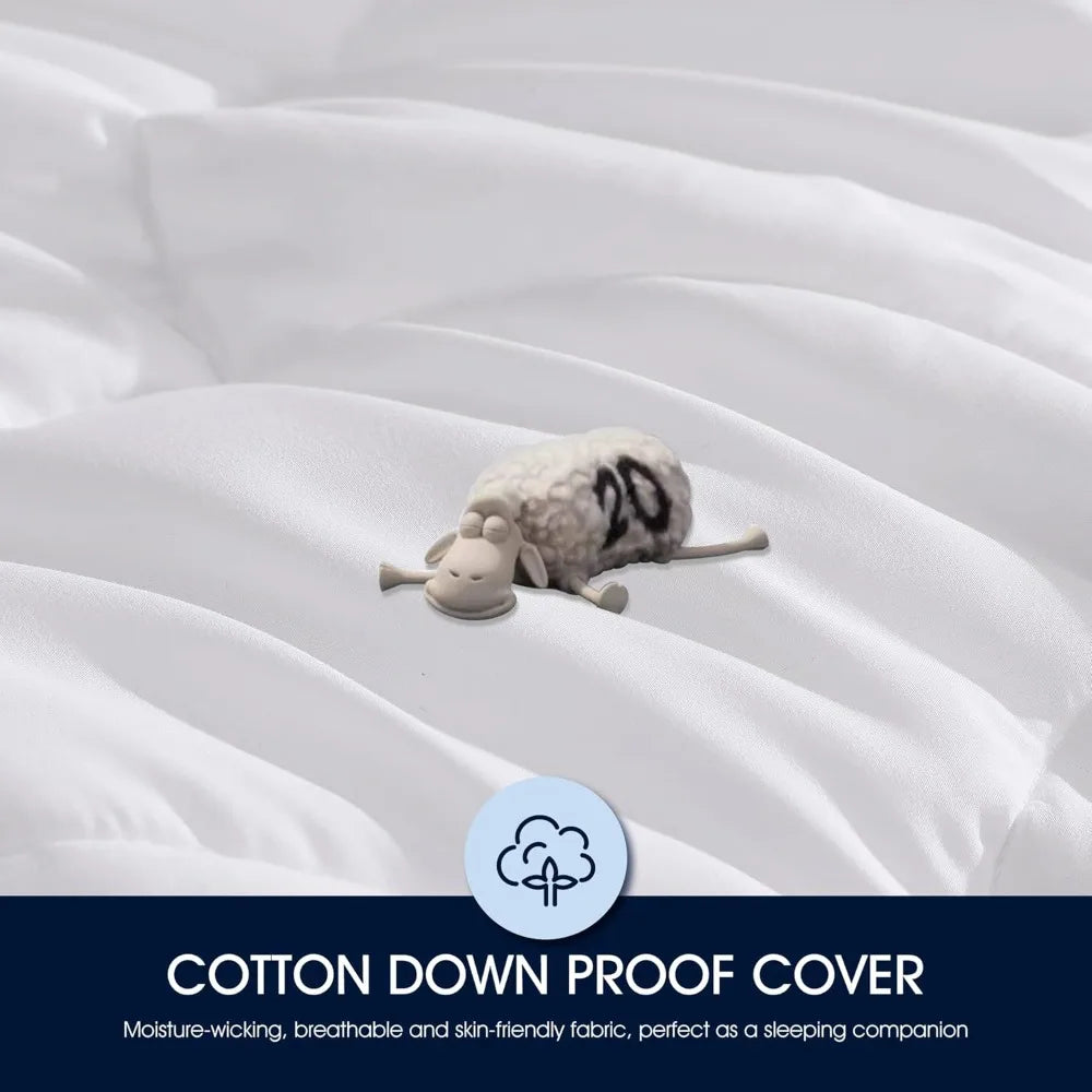 Ultra Soft Feather And Down Pillow Top Mattress Topper