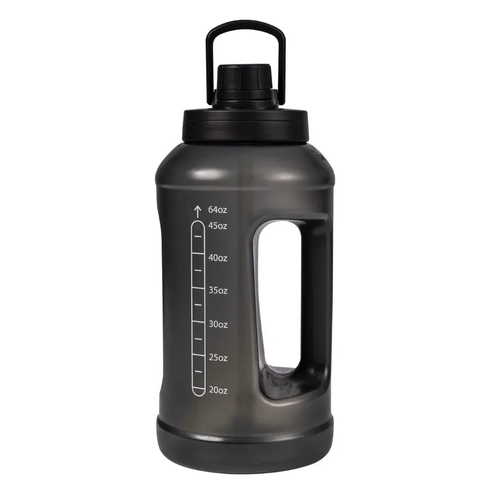 Mainstays Water Bottle With 2-in-1 Straw Lid Reusable Plastic